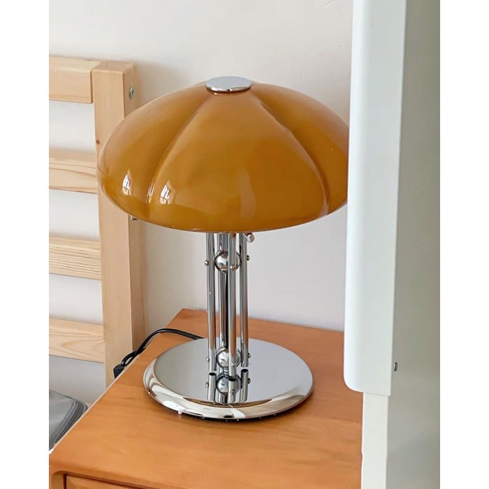 Carolina Bauhaus Mushroom Glass Table Lamp
