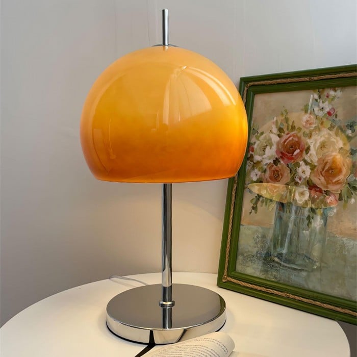 Carolina Bauhaus Mushroom Glass Table Lamp
