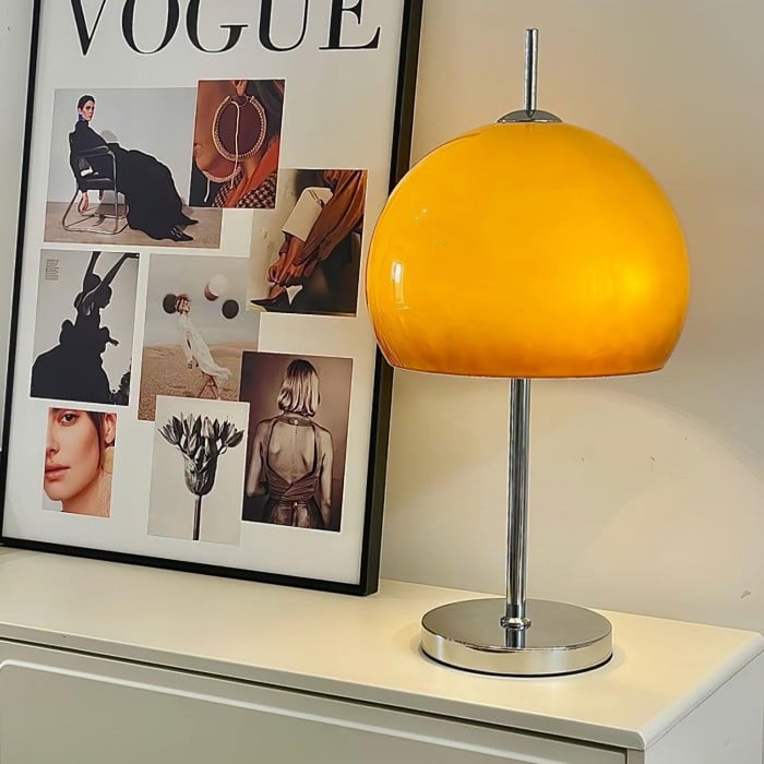 Carolina Bauhaus Mushroom Glass Table Lamp