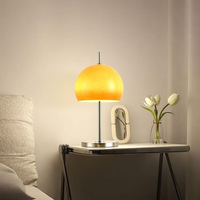Carolina Bauhaus Mushroom Glass Table Lamp
