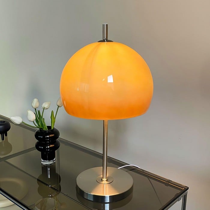 Carolina Bauhaus Mushroom Glass Table Lamp